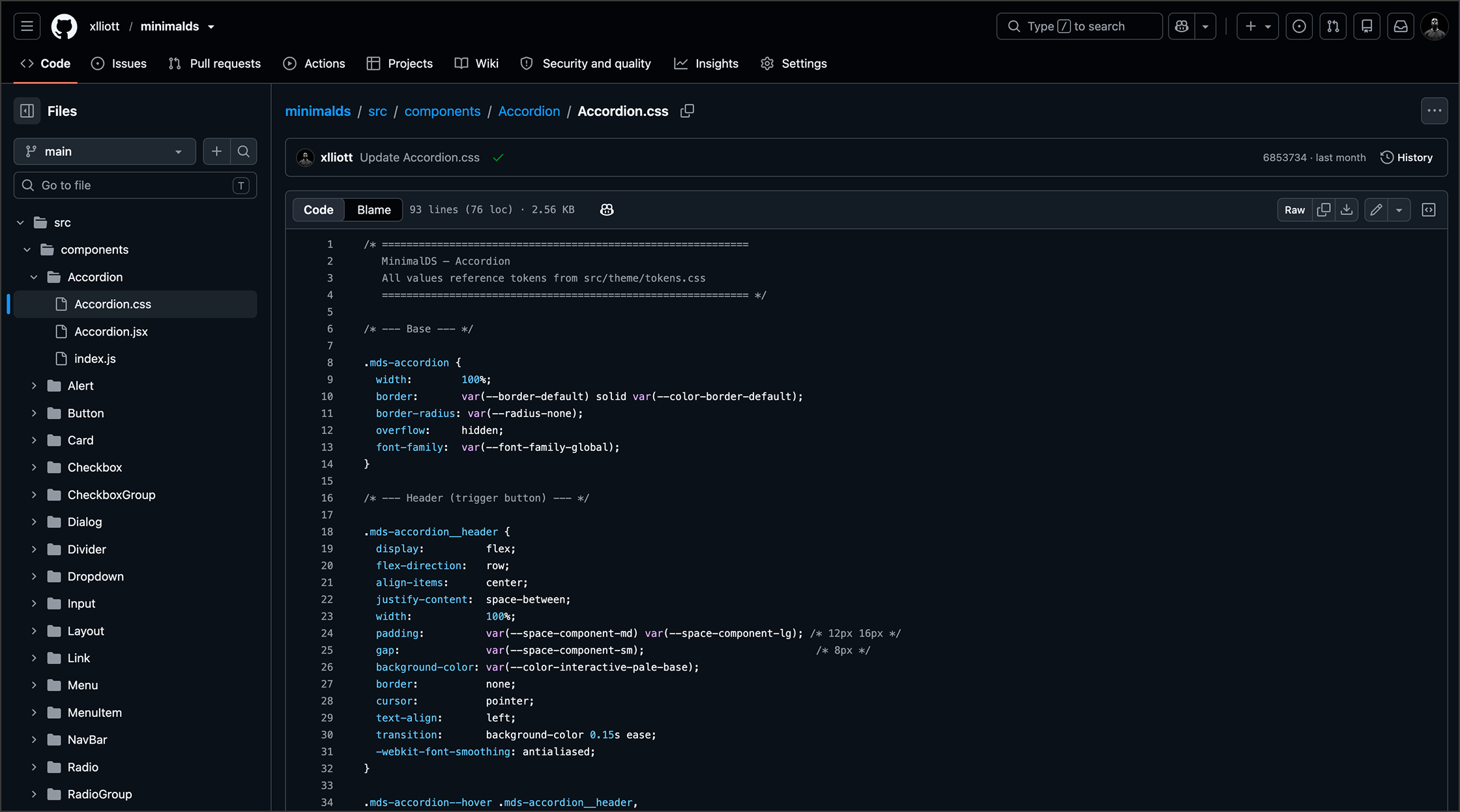 MinimalDS documentation site